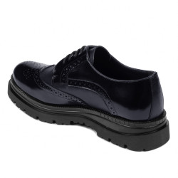 Elegantit miesten kengät 972 lakka indigo yhdistettynä