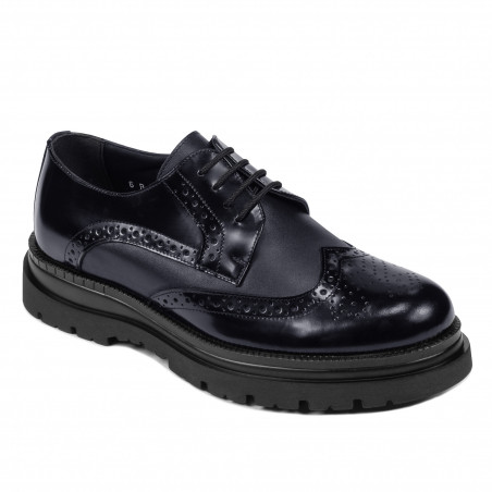 Elegantit miesten kengät 972 lakka indigo yhdistettynä