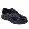 Elegantit miesten kengät 972 lakka indigo yhdistettynä