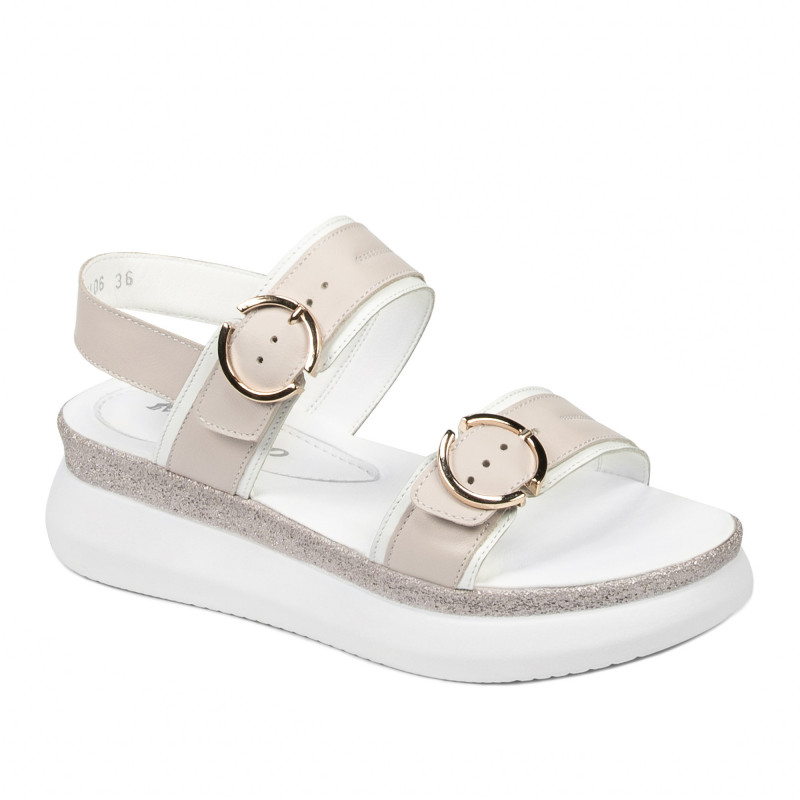 Naisten sandaalit 5106 valkoinen+ivory