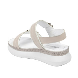 Naisten sandaalit 5106 valkoinen+ivory