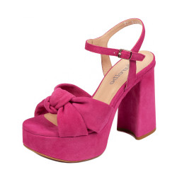 Naisten sandaalit 1310 rosa mokka 01