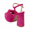 Naisten sandaalit 1310 rosa mokka 01