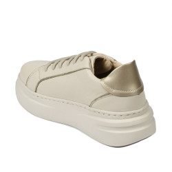 Naisten urheilukengät 6077 beige yhdistelmä