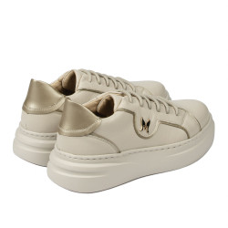Naisten urheilukengät 6077 beige yhdistelmä