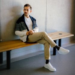 Miesten casual/urheilukengät 970 valkoinen