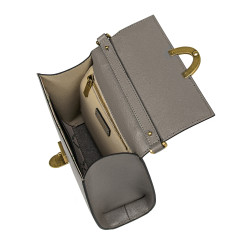 Naisten olkalaukku 032g taupe caviar