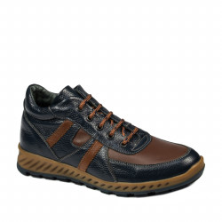 Miesten saappaat 4120 indigo+ruskea