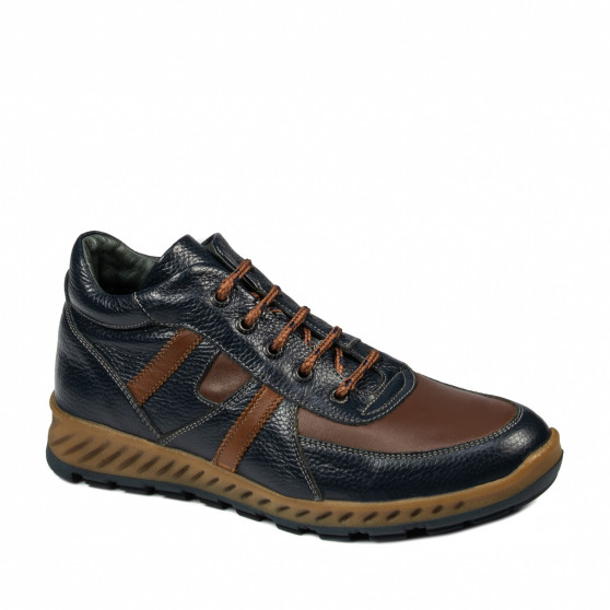 Miesten saappaat 4120 indigo+ruskea