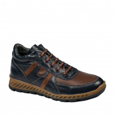 Miesten saappaat 4120 indigo+ruskea