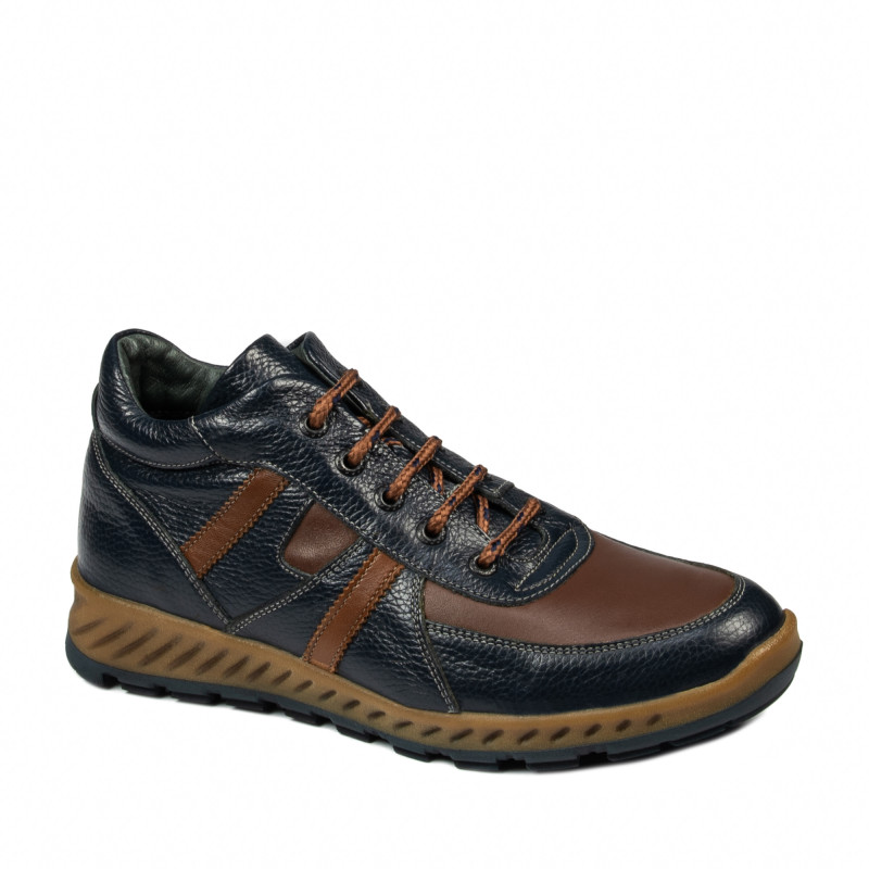 Miesten saappaat 4120 indigo+ruskea