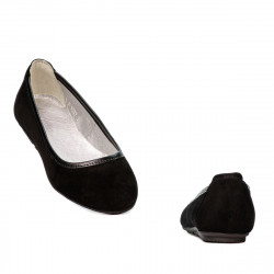 Naisten ballerinat 6027 musta mokka