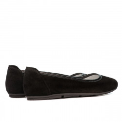Naisten ballerinat 6027 musta mokka