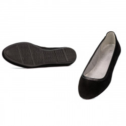 Naisten ballerinat 6027 musta mokka