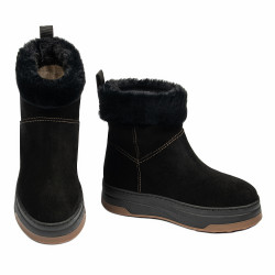 Naisten saappaat 3406 musta bufo