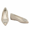 Naisten ballerinat 1301 harmaanruskea