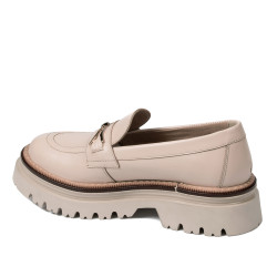 Naisten casual-kengät 6086 kermanvärisenä