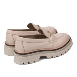 Naisten casual-kengät 6086 kermanvärisenä