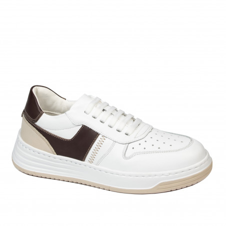 Naisten lenkkitossut 6088 valkoinen+beige