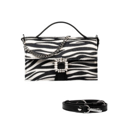 Zebra cavallino käsilaukku 039g 01
