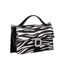 Zebra cavallino käsilaukku 039g 01