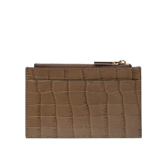 Croco ruskea korttikotelo 209g