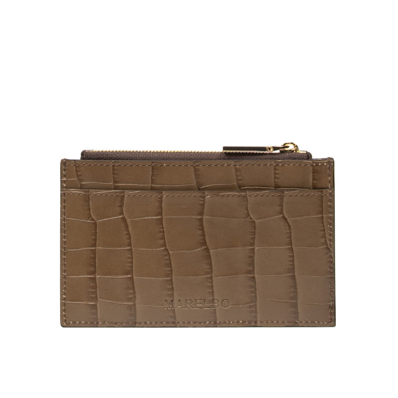 Croco ruskea korttikotelo 209g