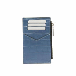 209g croco blue sky korttikotelo