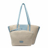 Naisten rantakassi 044g 01 blue sky+rafia