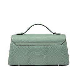Naisten olkalaukku 041g 01 croco pistaasi