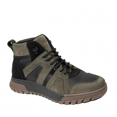 Miesten saappaat 4153 bufo khaki+musta