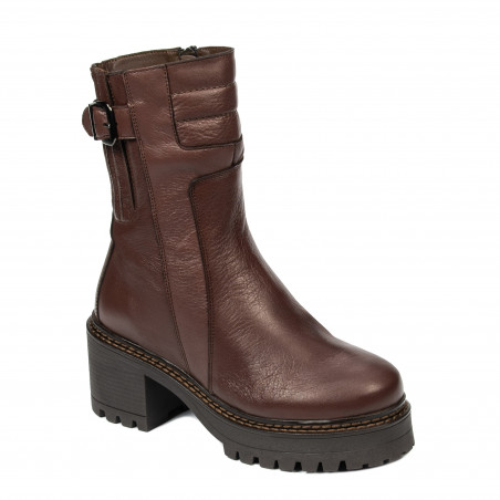Naisten saappaat 3417 ruskea