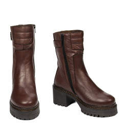 Naisten saappaat 3417 ruskea