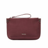 Naisten käsilaukku 211g 01 burgundy camoscio