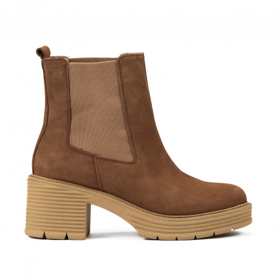 Naisten saappaat 3385 ruskea bufo