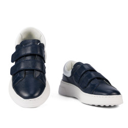 Naisten urheilukengät 6008-1sc indigo+valkoinen