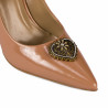 Naisten elegantit kengät 1364 beige lakkia