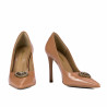 Naisten elegantit kengät 1364 beige lakkia