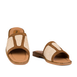 Naisten sandaalit 5128 beige yhdistelmä