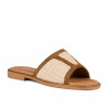Naisten sandaalit 5128 beige yhdistelmä