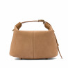 Naisten käsilaukku 037g mokkanahkaa nude