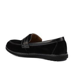 Naisten loaferit 6100 musta bufo yhdistelmä