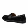 Naisten loaferit 6100 musta bufo yhdistelmä