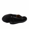 Naisten loaferit 6100 musta bufo yhdistelmä