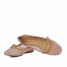 Naisten ballerinat 1369 beige yhdistettynä