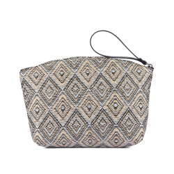 Naisten käsilaukku 213g 01 raffia noir