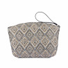 Naisten käsilaukku 213g 01 raffia noir
