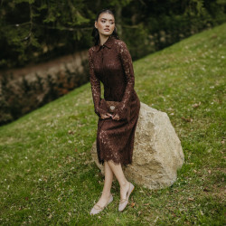 Naisten ballerinat 1369 beige yhdistettynä lifestyle