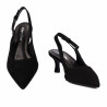Naisten sandaalit 1338 musta mokka