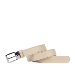Beige safiano 27mc naisten vyö